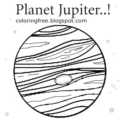 Jupiter Planet Drawing at PaintingValley.com | Explore collection of ...