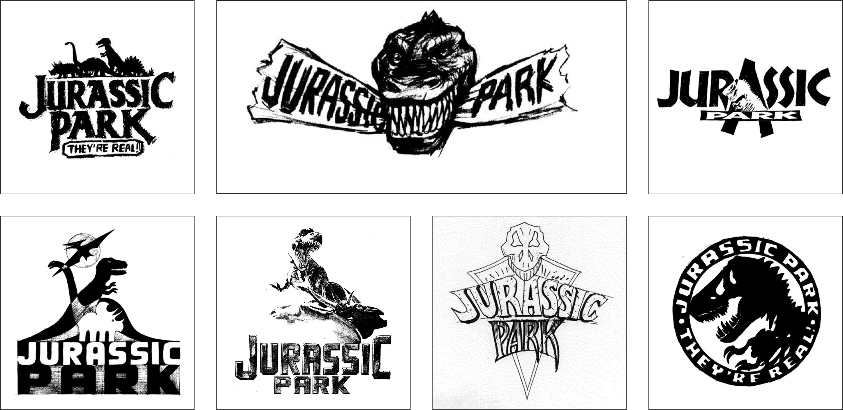 2894x1410 the hidden history of the jurassic park logo - Jurassic Park Drawing