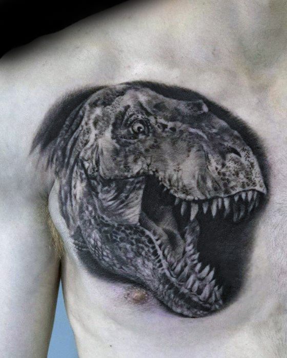 560x700 Jurassic Park Tattoo Designs For Men - Jurassic Park T Rex Drawing