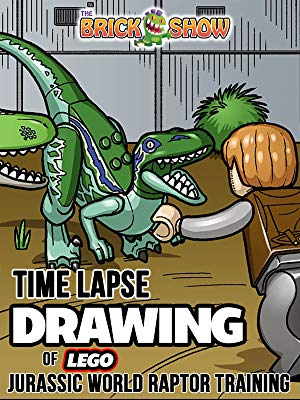 300x400 Watch Clip Time Lapse Drawing Of Lego Jurassic World - Jurassic World Drawing