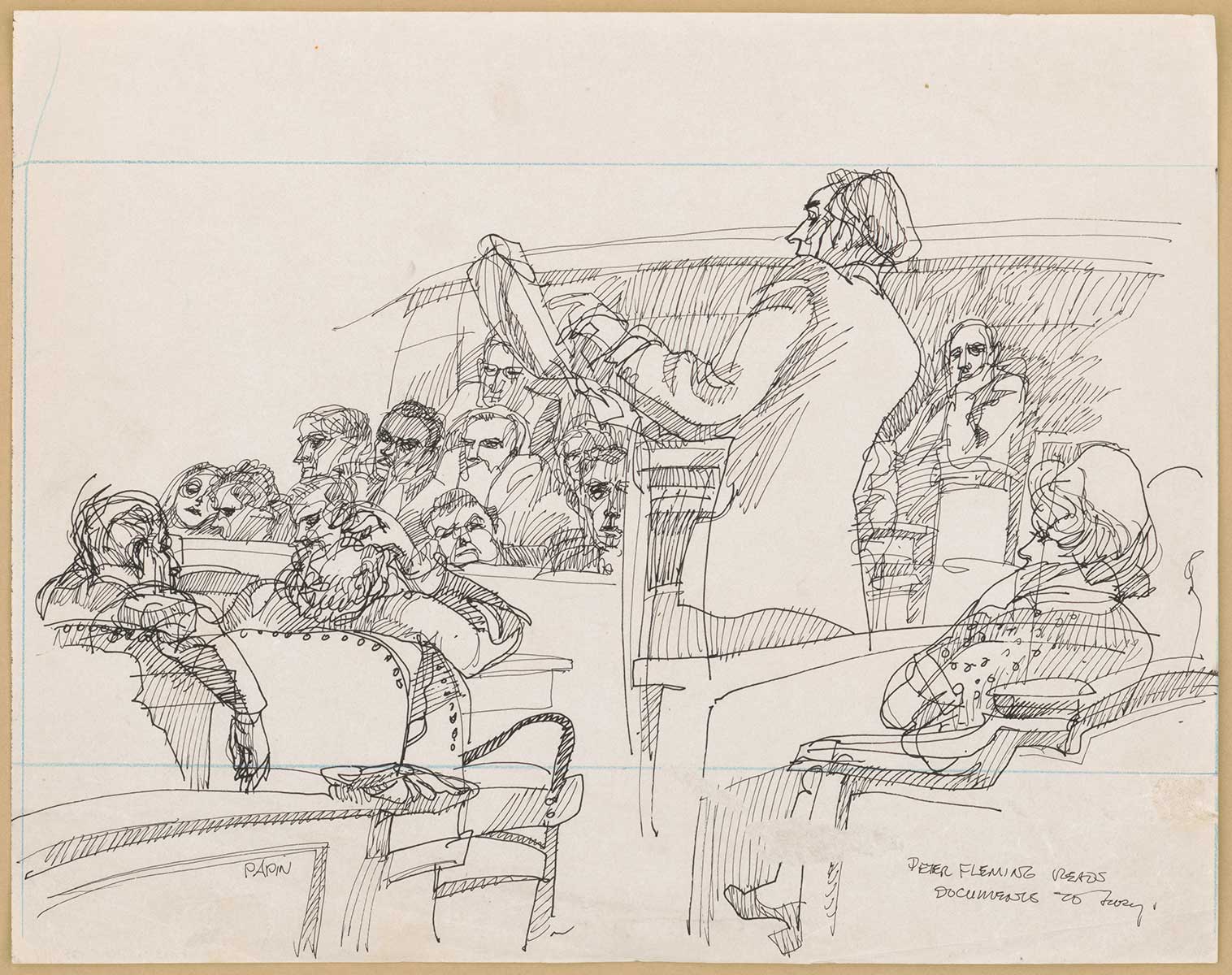 1516x1200 peter fleming addresses the jury - Jury Drawing