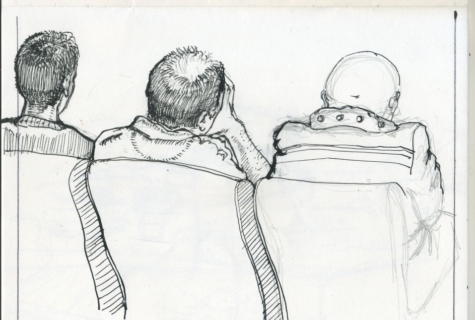 943x635 Sketchbook Jury Duty! Work And Progress - Jury Drawing