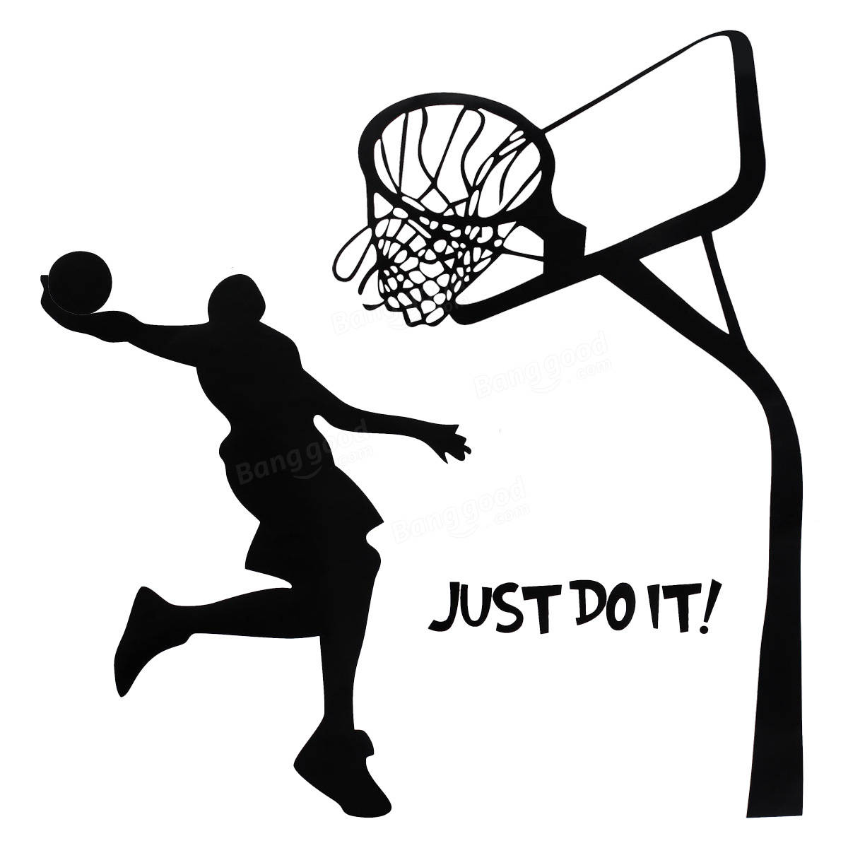 1200x1200 just do it basketball wall decal diy removable sports home room - Just Do It Drawing