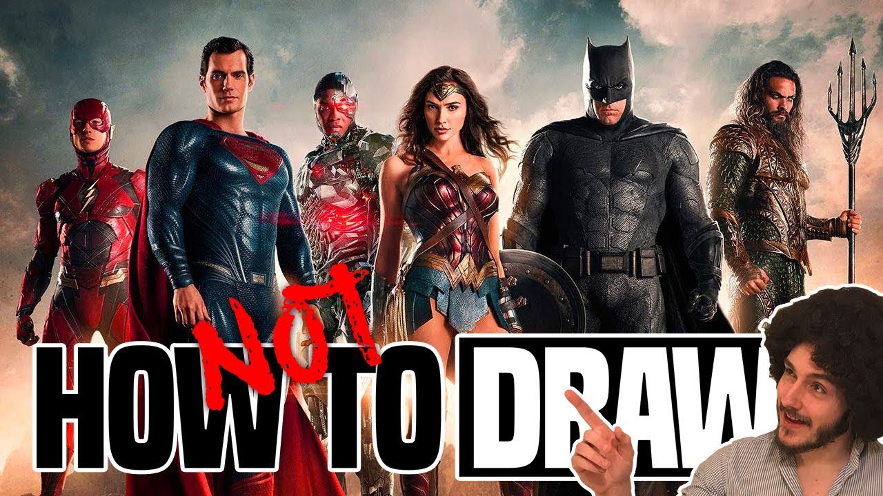 1280x720 how to draw justice league maybe - Justice League Drawing