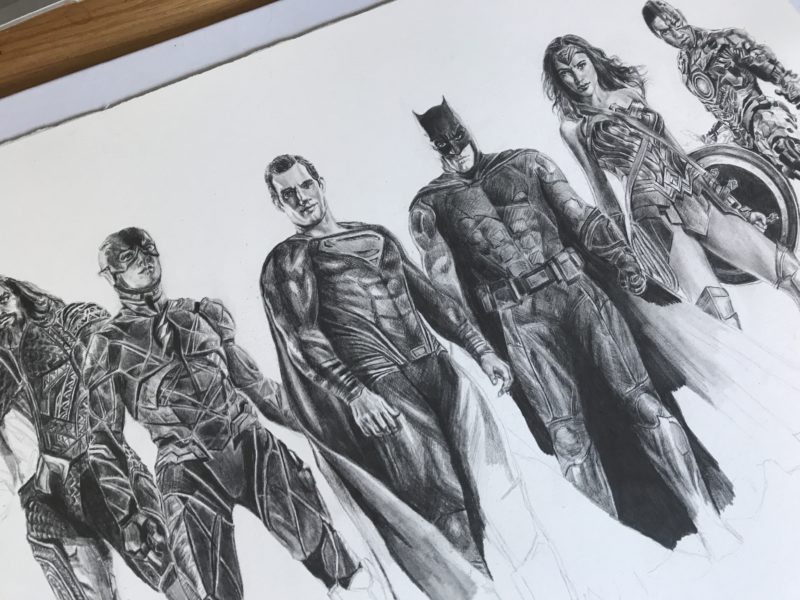 800x600 justice league - Justice League Drawing