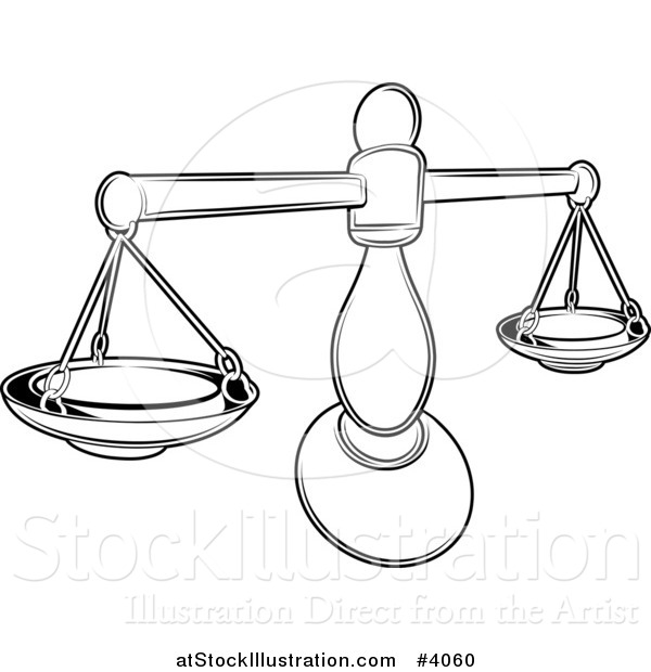 600x620 Huge Collection Of 'libra Scale Drawing' Download More Than - Justice Scale Drawing