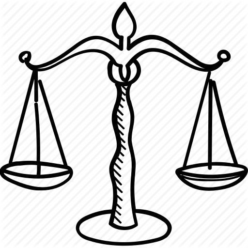 512x512 Justice Vector Lady Transparent Png Clipart Free Download - Justice Scale Drawing