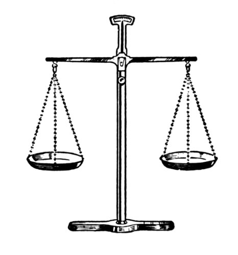 466x500 Round Badge Style Keyring Line Drawing Justice Scales Amazon - Justice Scale Drawing