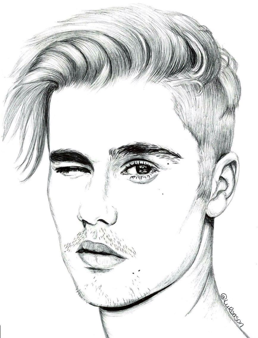 868x1136 justin bieber cartoon drawing - Justin Bieber Cartoon Drawing