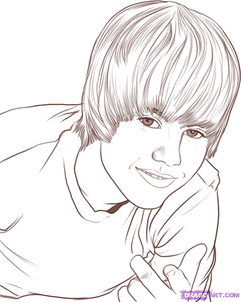 783x979 justin bieber cartoon drawing - Justin Bieber Cartoon Drawing