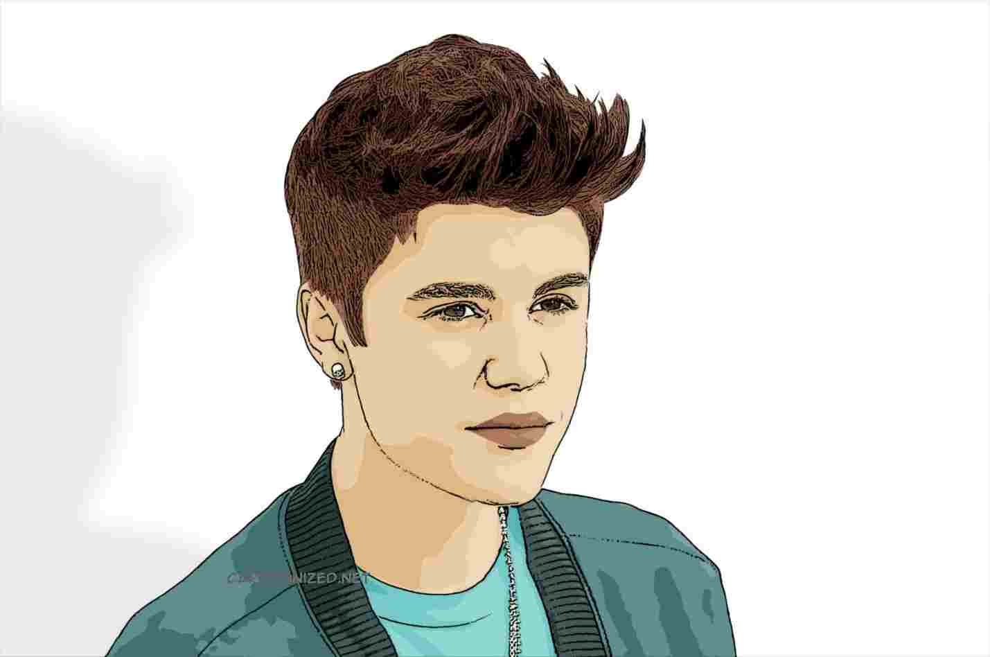 1429x948 cartoon drawing of justin bieber - Justin Bieber Cartoon Drawing