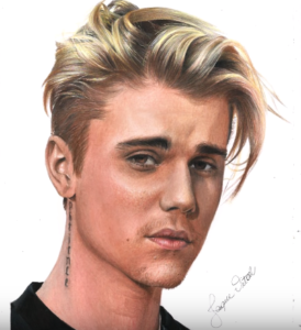 274x300 how to draw justin bieber step - Justin Bieber Drawing