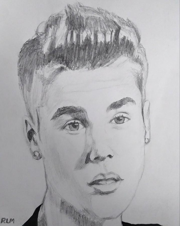 718x900 justin bieber drawing - Justin Bieber Drawing