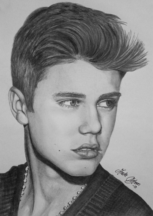 500x706 justin bieber drawing - Justin Bieber Drawing