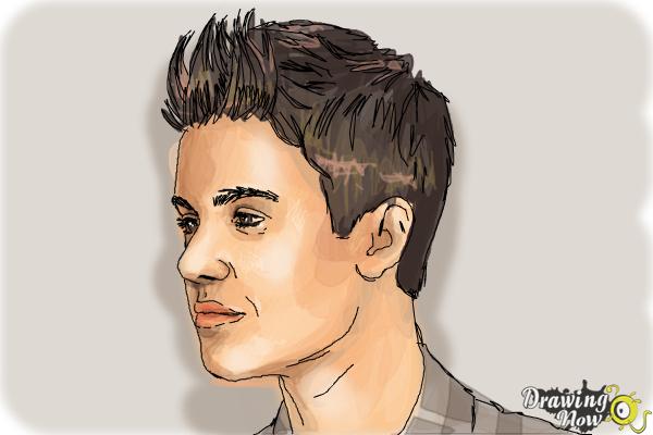 600x400 How To Draw Justin Bieber - Justin Drawing