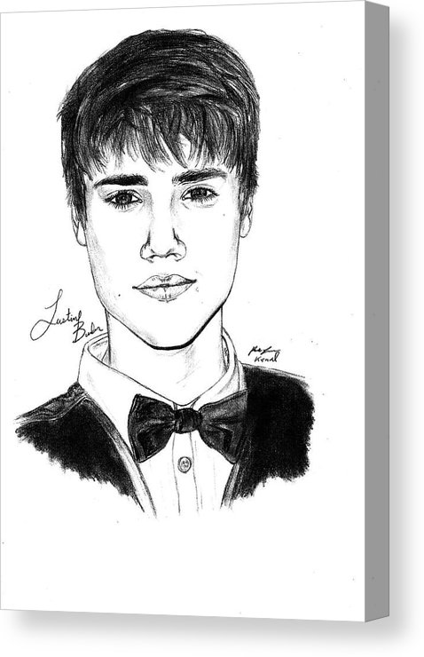 478x740 Justin Bieber Suit Drawing Canvas Print Canvas Art - Justin Drawing