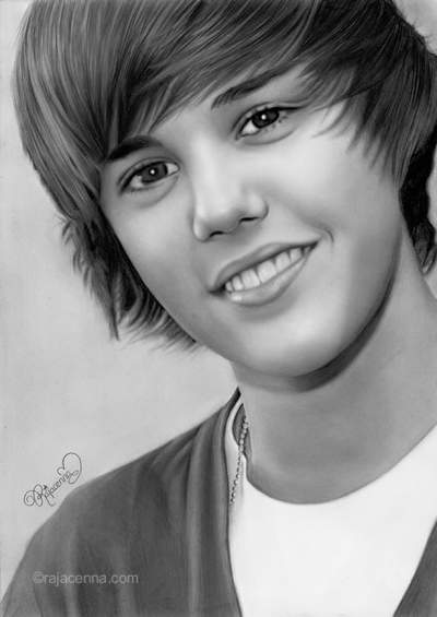 400x565 Justin Bieber Pencil Drawing Teen Ink - Justin Drawing