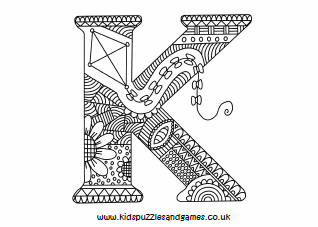 318x227 Letter K - K Drawing