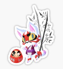 210x230 Kabuki Drawing Stickers Redbubble - Kabuki Drawing