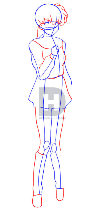 364x720 how to draw kagome, step - Kagome Drawing