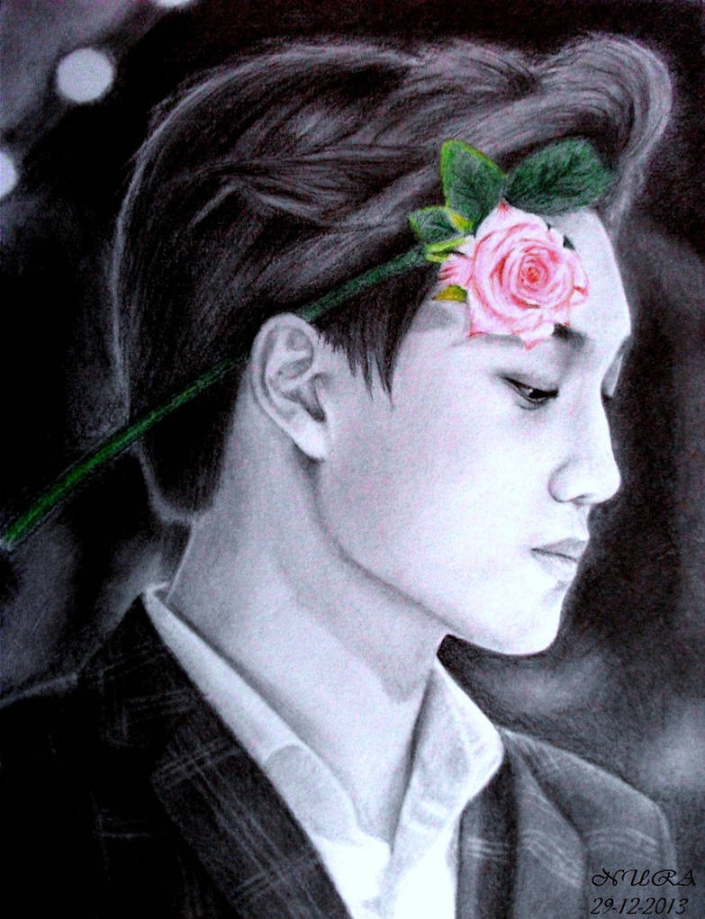 783x1021 Flower Boy Kai - Kai Drawing