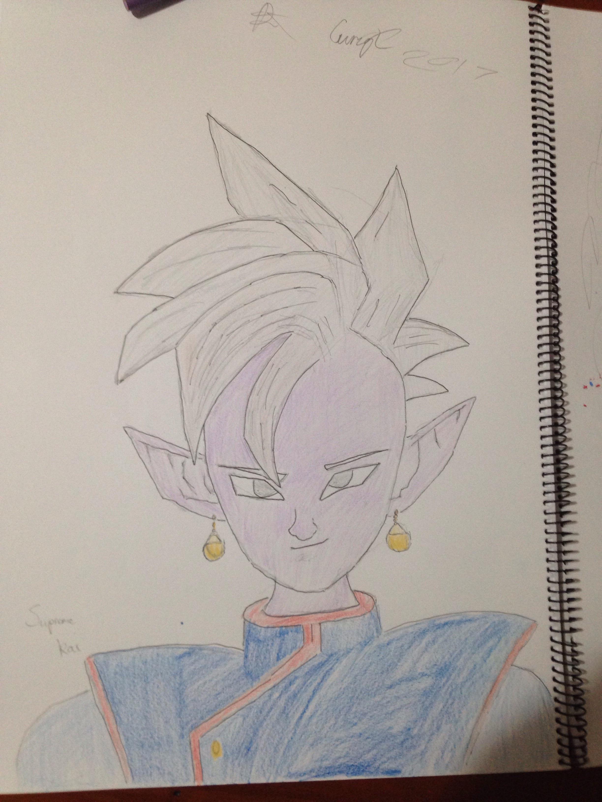 2448x3264 Oc My Supreme Kai Drawing Dbz - Kai Drawing