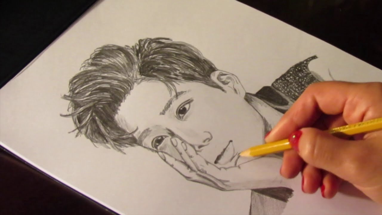 1280x720 Drawing Exo's K Step - Kai Drawing