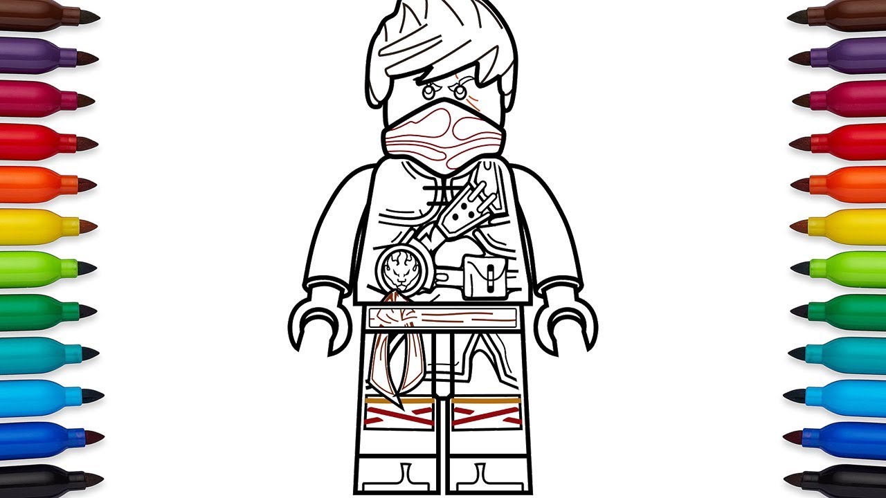 1280x720 How To Draw Lego Ninjago - Kai Ninjago Drawing