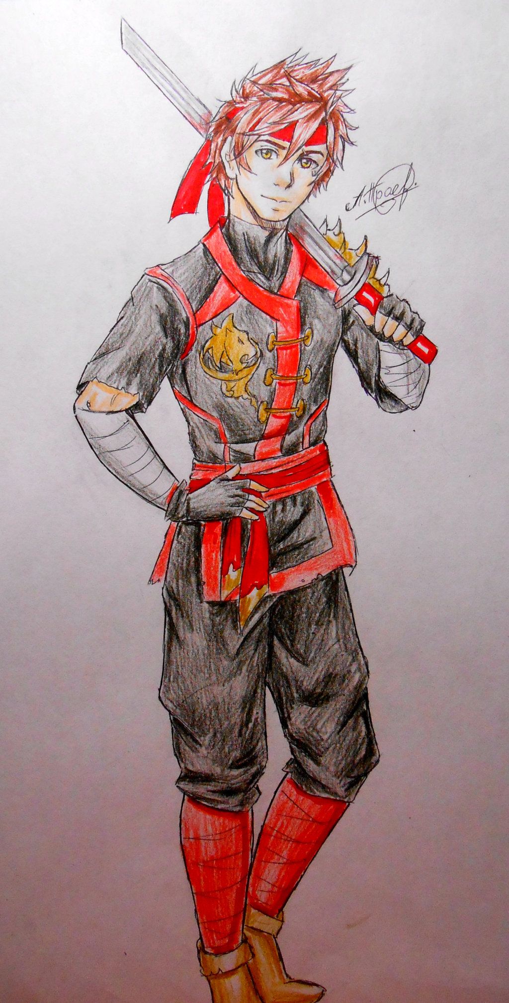1024x2019 Kai In The Season - Kai Ninjago Drawing