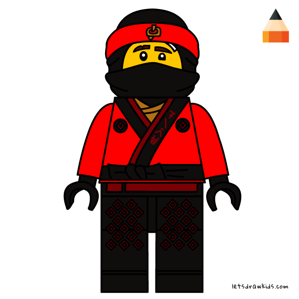600x600 How To Draw Lego Kai Ninja Kai The Lego Ninjago Movie - Kai Ninjago Drawing