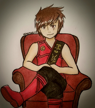 320x365 How To Draw Ninjago Kai - Kai Ninjago Drawing