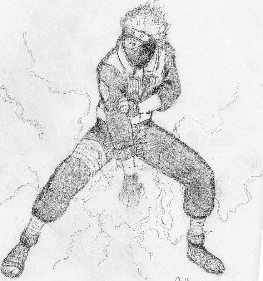 842x900 Kakashi Drawing - Kakashi Drawing