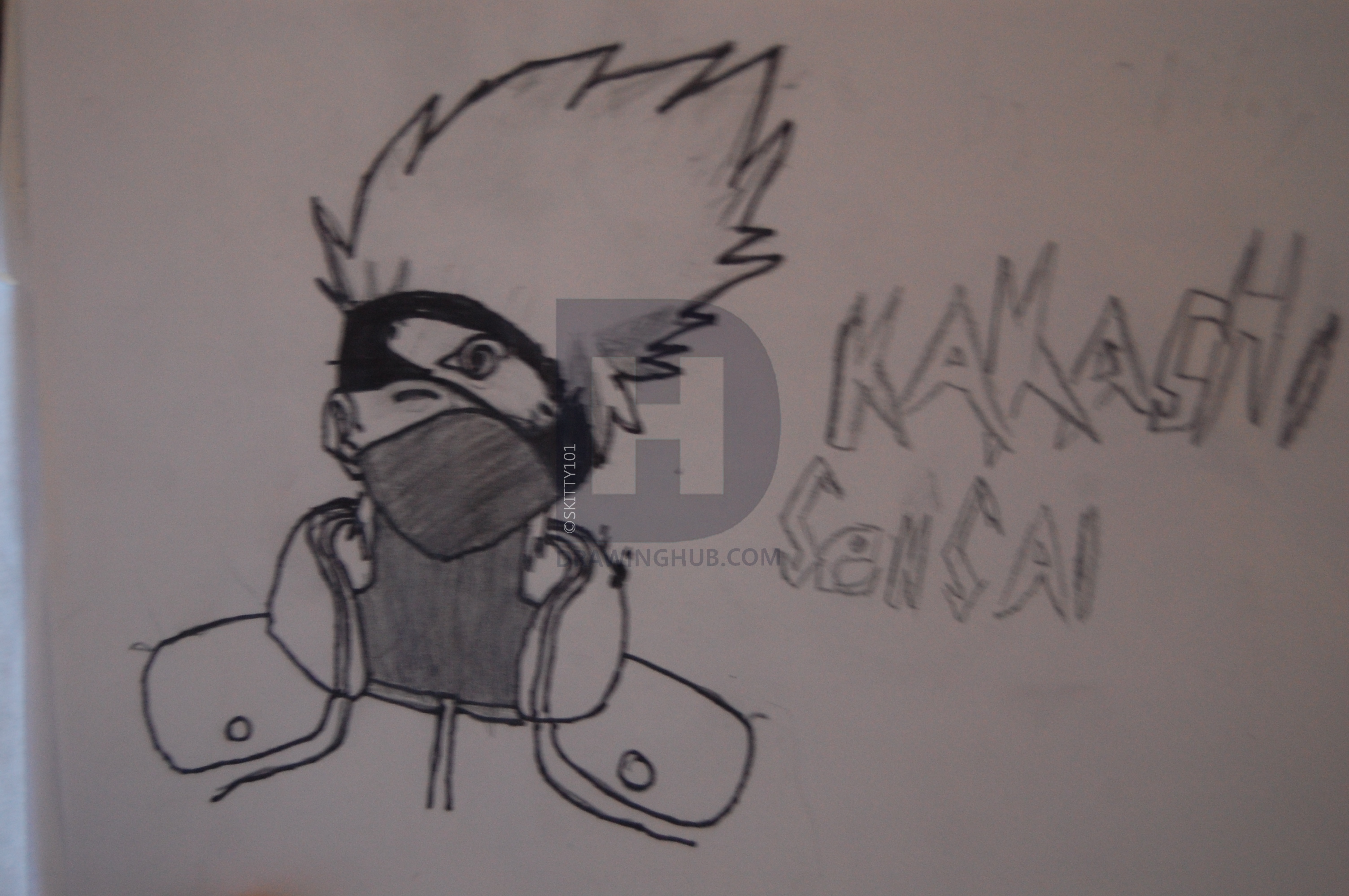 3008x2000 Kakashi Drawing - Kakashi Drawing