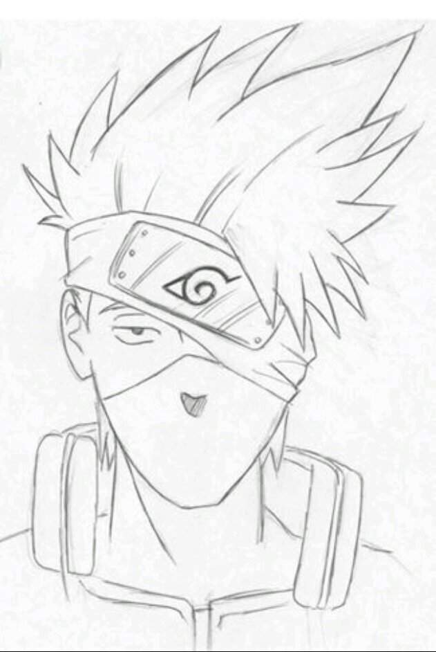 Kakashi Drawing At Paintingvalley Com Explore Collection Of