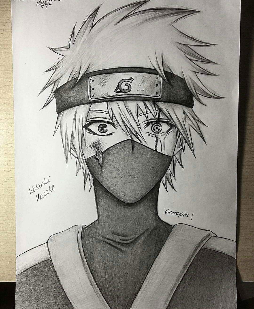 Kakashi Drawing At Paintingvalley Com Explore Collection Of