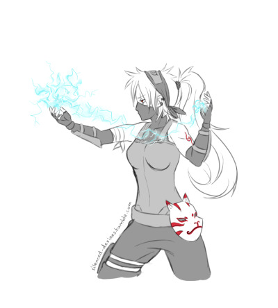 400x444 I'm Actually Better - Kakashi Drawing