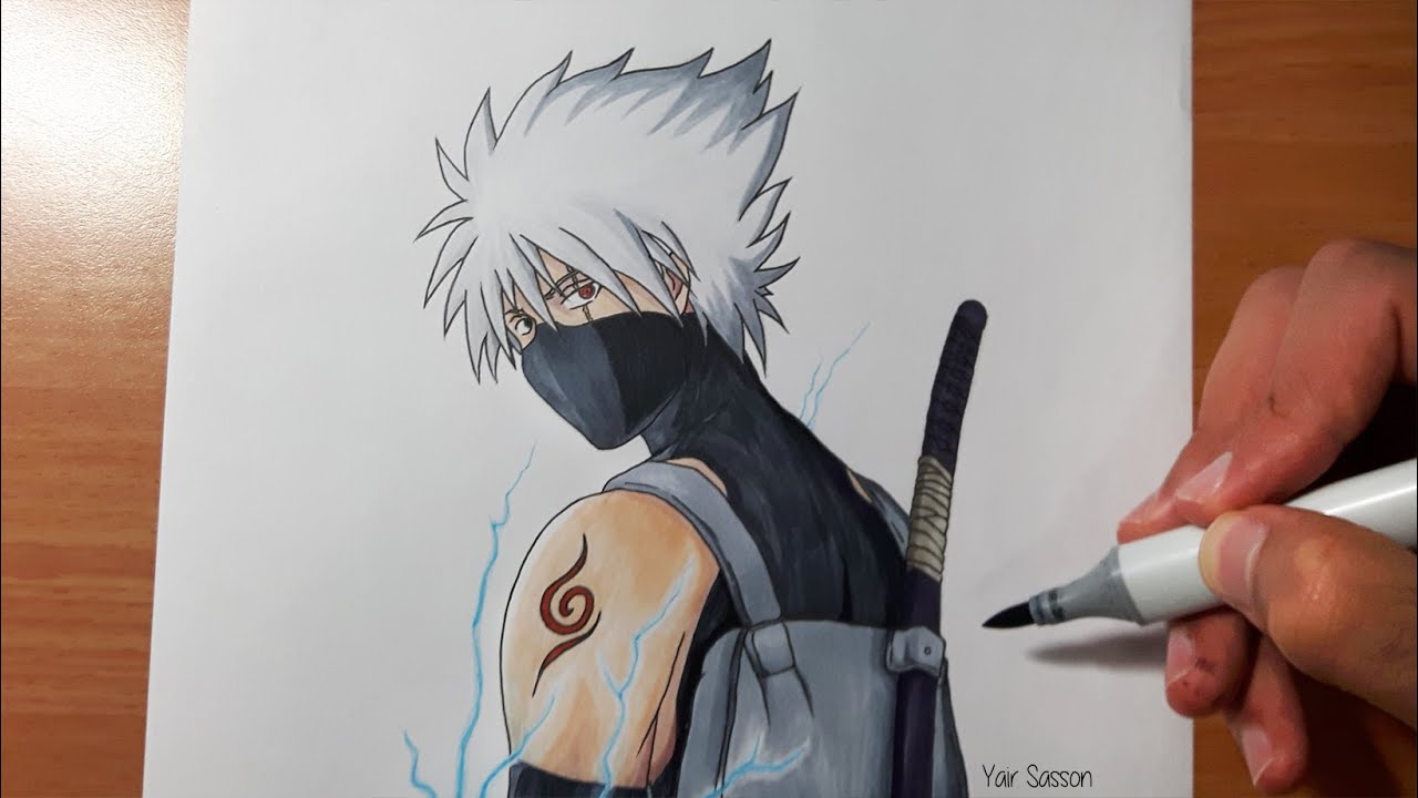 1280x720 drawing anbu kakashi hatake - Kakashi Drawing