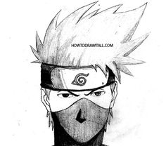 Kakashi Drawing Easy At Paintingvalley Com Explore Collection Of