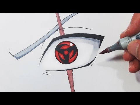 480x360 How To Draw Kakashi's Mangekyou Sharingan - Kakashi Drawing Easy