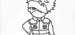 300x140 How To Draw Chibi Kakashi From Naruto Drawing Illustration - Kakashi Drawing Easy