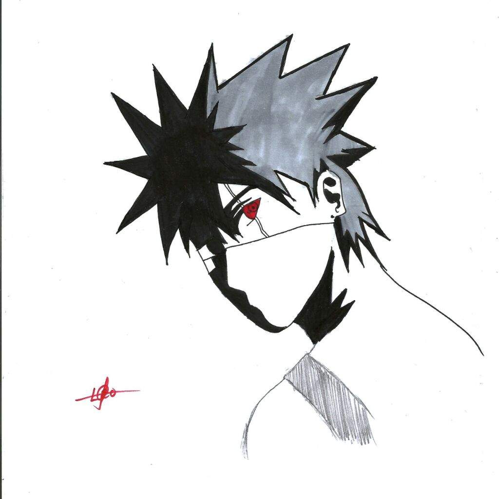 Kakashi Drawing Easy At Paintingvalley Com Explore Collection Of Kakashi Drawing Easy