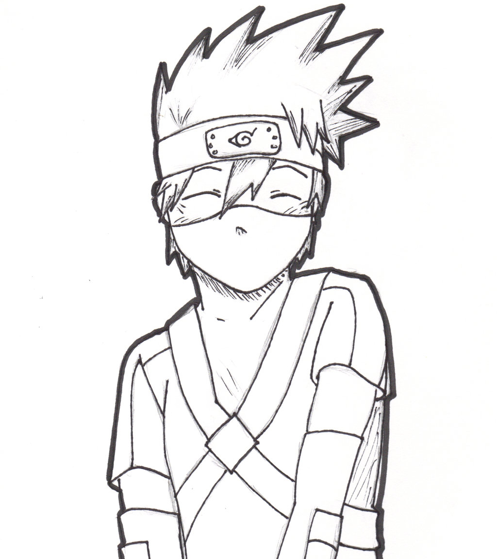 Kakashi Drawing Easy At Explore Collection Of