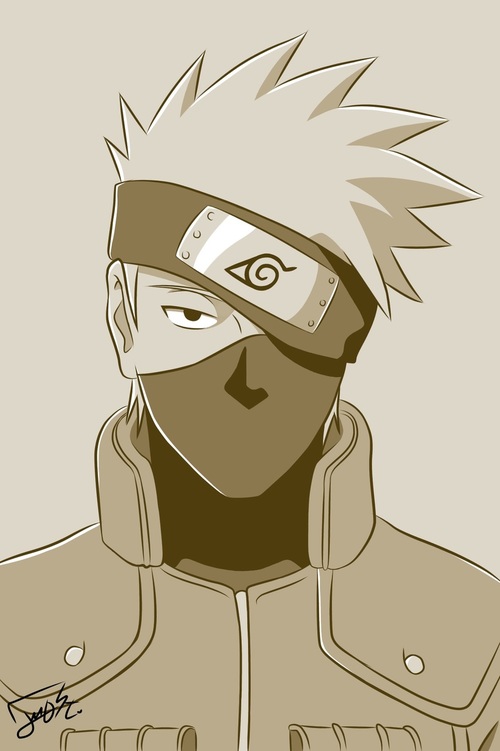 500x751 kakashi hatake digital drawing shared - Kakashi Hatake Drawing