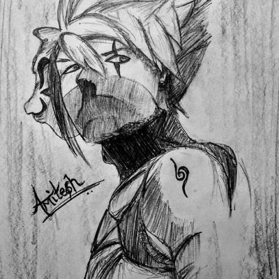 400x400 kakashi hatake - Kakashi Hatake Drawing