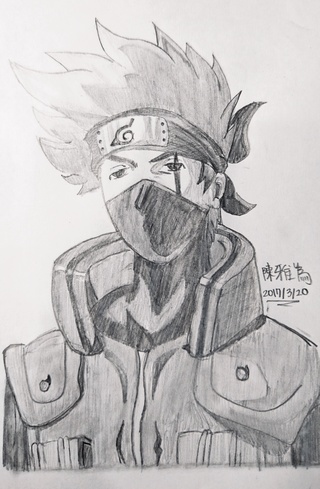 320x489 kakashihatake drawings on paigeeworld pictures of kakashihatake - Kakashi Hatake Drawing