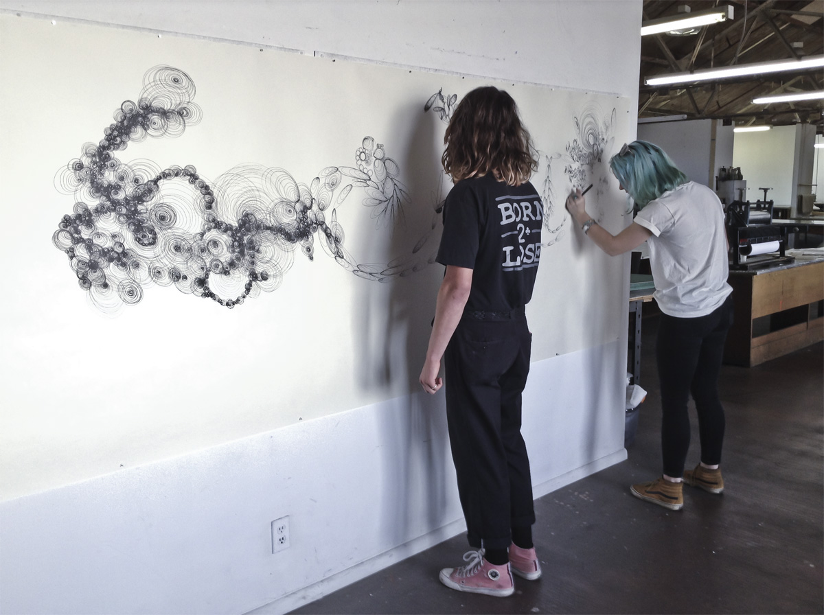 1200x896 Participatory Drawing Kala Art Institute, Berkeley, Ca - Kala Drawing