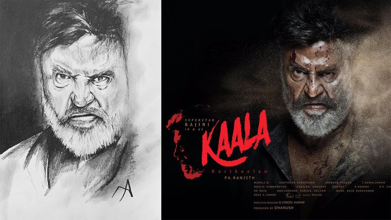 1280x720 Thalaivar Fan Art - Kala Drawing