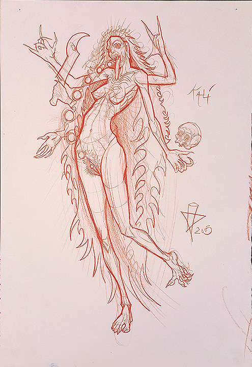 495x720 hyaena gallery - Kali Drawing