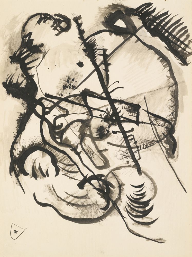 747x1000 Wassily Kandinsky Drawing Kandinsky, Drawings, Abstract Drawings - Kandinsky Drawings