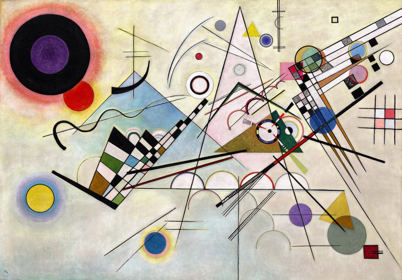 1293x900 Watch Kandinsky Drawing On A Rare Footage - Kandinsky Drawings